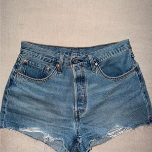 Levi's Classic Blue Jean Shorts